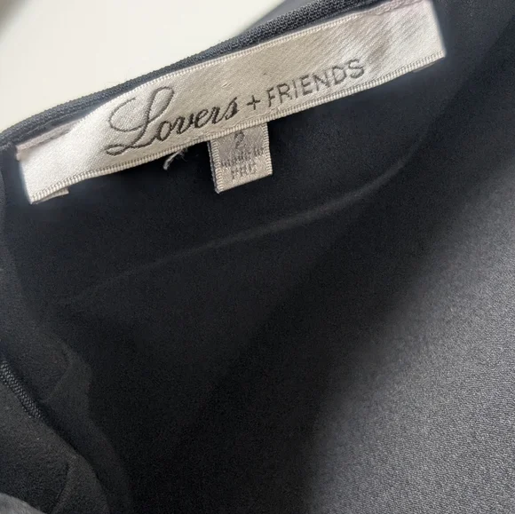 Lovers And Friends Revolve Soul Black Maxi Dress Women's Size 2 - Picture 6 of 11